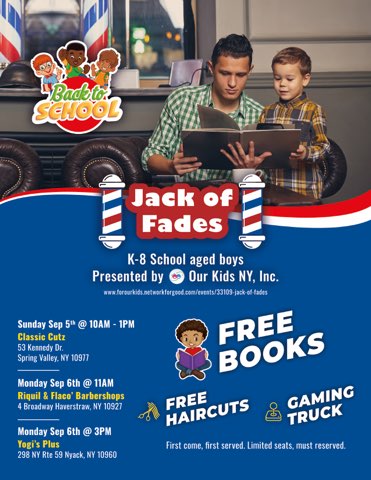 Barbershops put books in hands of kids getting haircuts