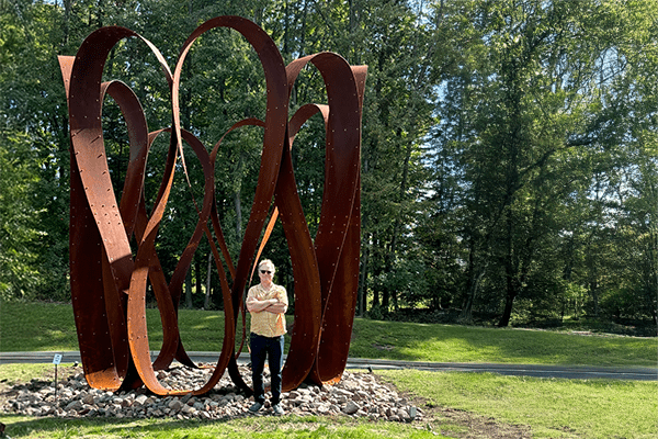 County Highway Garage Sculpture