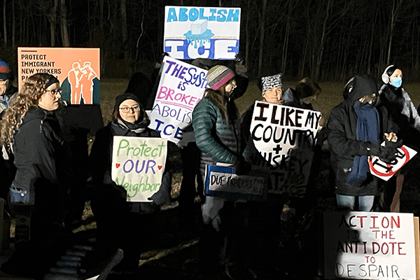 ICE Protest in Chester, NY